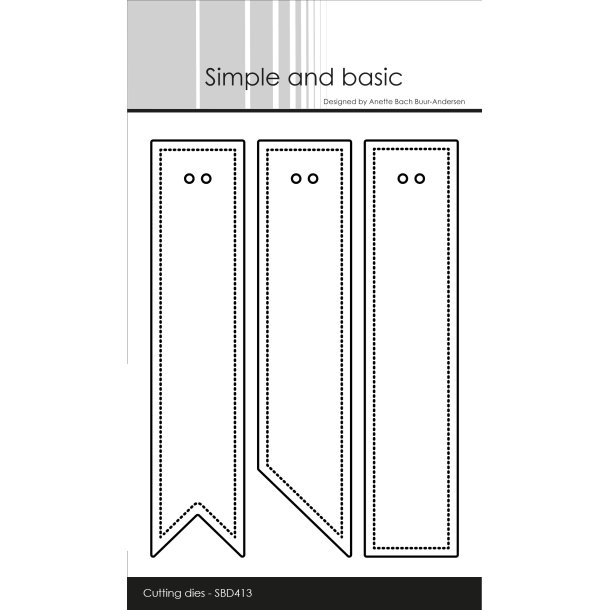 Simple and Basic Die "Tall Tags" 