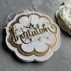 Simple and Basic Die "Invitation" 