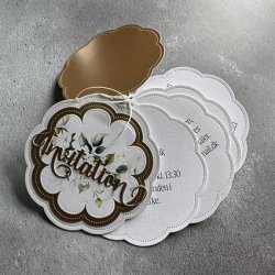 Simple and Basic Die "Invitation" 