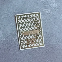 Simple and Basic Die "A7 - Layered Geometric Pattern" 