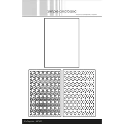 Simple and Basic Die "A7 - Layered Geometric Pattern" 