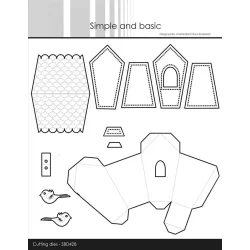 Simple and Basic Die "Large 3D Birdhouse"