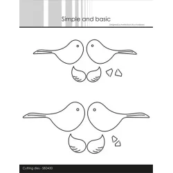 Simple and Basic Die "Symmetrical Birds" 