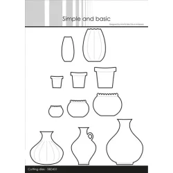 Simple and Basic Die "Pots and Vases"  