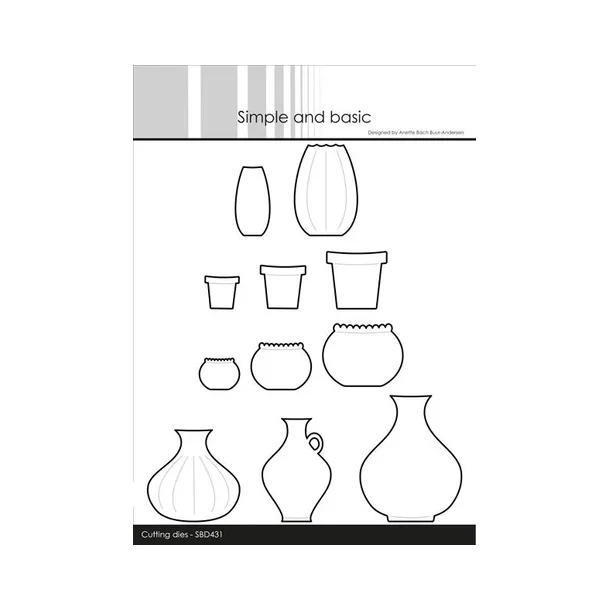 Simple and Basic Die "Pots and Vases"  