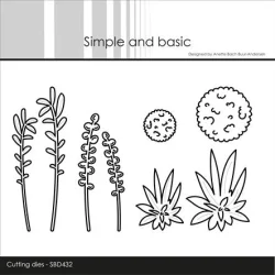 Simple and Basic Die "Plants and Sterms" 
