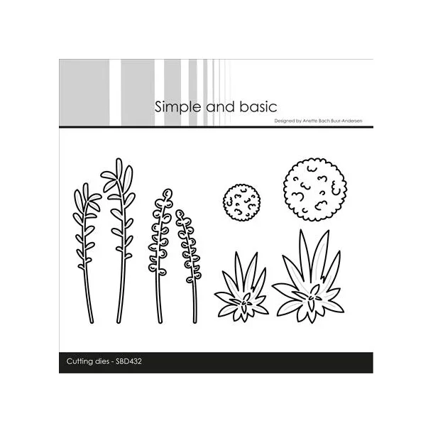 Simple and Basic Die "Plants and Sterms" 