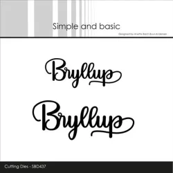 Simple and Basic Die "Bryllup" 
