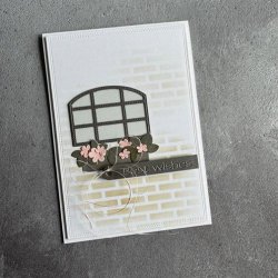 Simple and Basic Die "Barn Window and Balcony Box" 