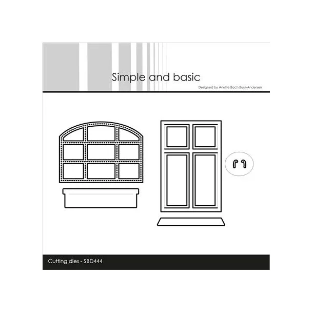 Simple and Basic Die "Barn Window and Balcony Box" 
