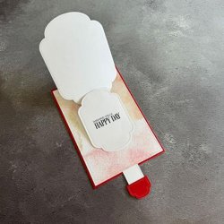 Simple and Basic Die "Interactive Flip Card - A6" 