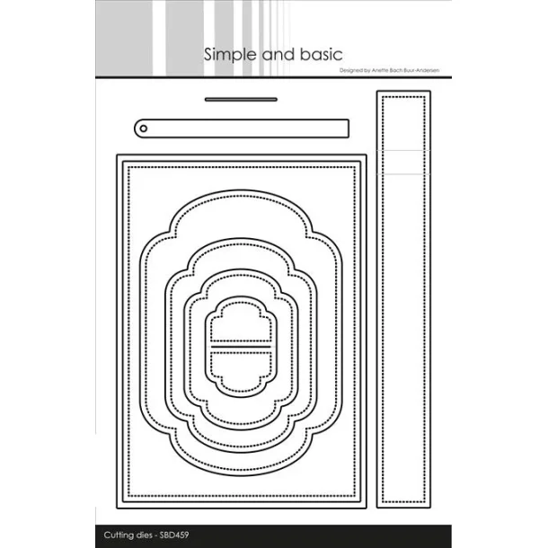 Simple and Basic Die "Interactive Flip Card - A6" 