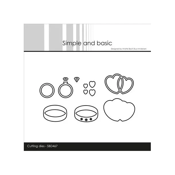 Simple and Basic Die "Wedding Accessories" 