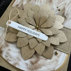 Simple and Basic Die "3D Flowers" 
