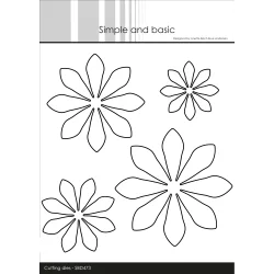 Simple and Basic Die "3D Flowers" 
