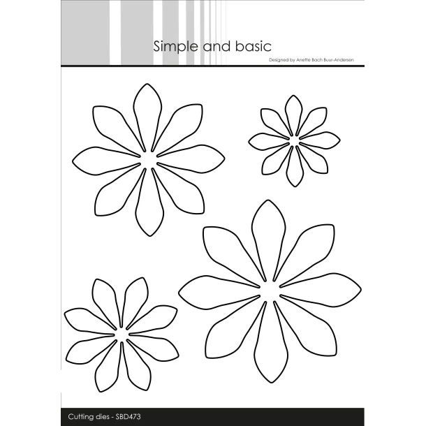 Simple and Basic Die "3D Flowers" 