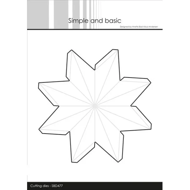 Simple and Basic Die "Star Ornament - large" SBD477