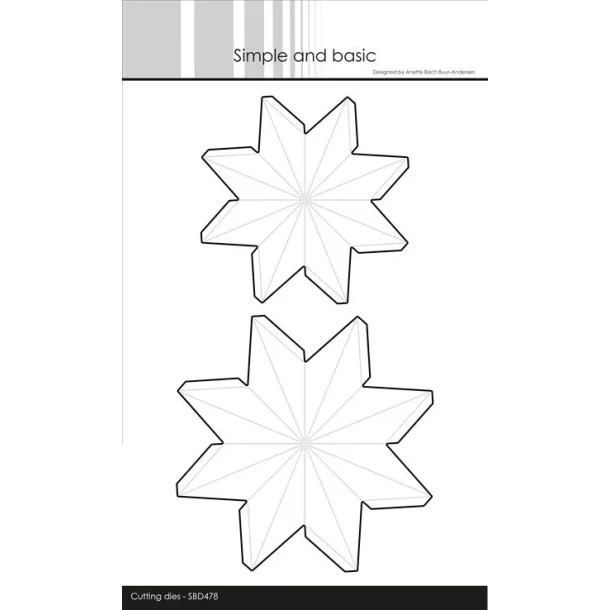 Simple and Basic Die "Star Ornament - small-medium" SBD478