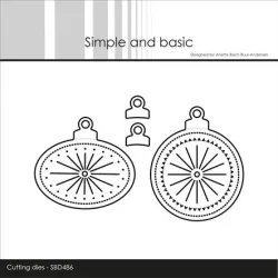 Simple and Basic Die "Christmas Ornaments"  