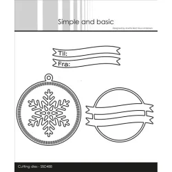 Simple and Basic Die "Round Gifttag with Add-Ons"  