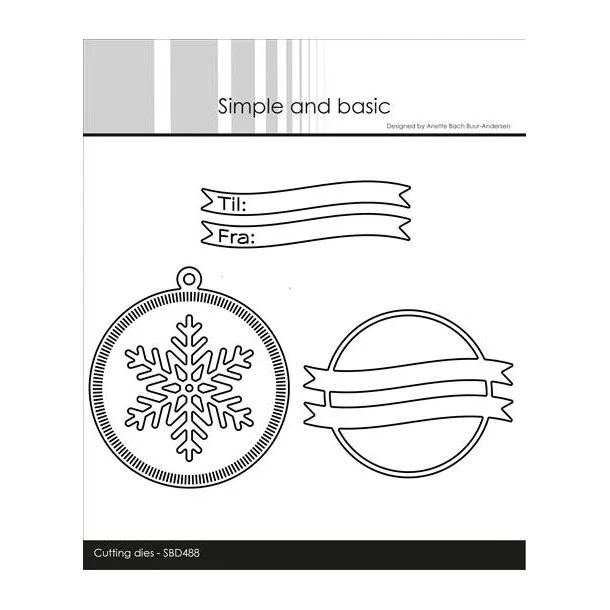 Simple and Basic Die "Round Gifttag with Add-Ons" SBD488