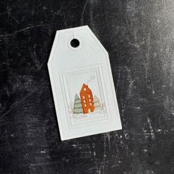 Simple and Basic Die "Gifttag Double"  