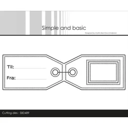Simple and Basic Die "Gifttag Double"  