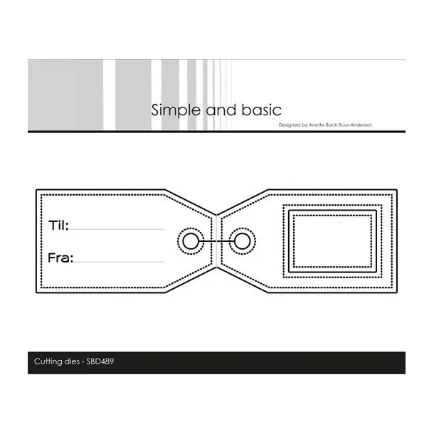 Simple and Basic Die "Gifttag Double" SBD489