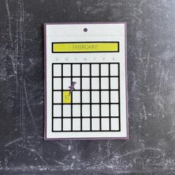 Simple and Basic Die "Calender for everything" 