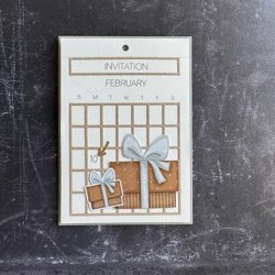 Simple and Basic Die "Calender for everything" 