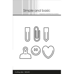 Simple and Basic Die "Paper Clips" 