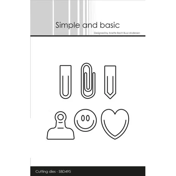 Simple and Basic Die "Paper Clips" 
