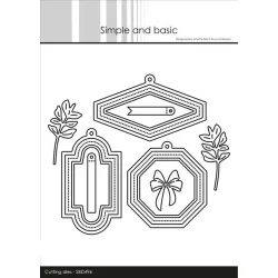 Simple and Basic Die "Set of Tag Labels" 