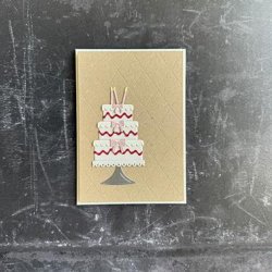 Simple and Basic Die "Birthday Cake" 