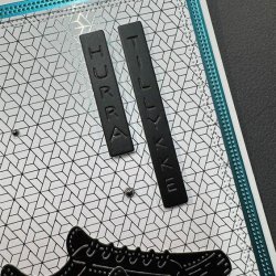 Simple and Basic Die "Vertical texts" 