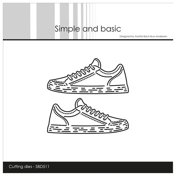 Simple and Basic Die "Sneakers" 