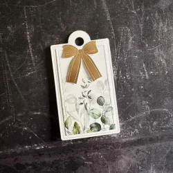 Simple and Basic Die "Gifttag with Bow" 