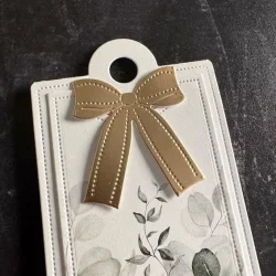 Simple and Basic Die "Gifttag with Bow" 