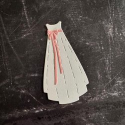 Simple and Basic Die "Christening Gown" 