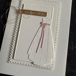Simple and Basic Die "Christening Gown" 
