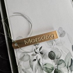 Simple and Basic Die "Danish Tag Texts"