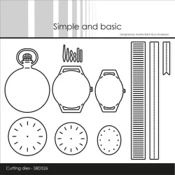 Simple and Basic Die "Wristwatches and Pocketwatch" 
