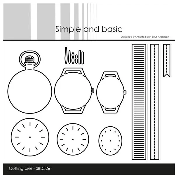 Simple and Basic Die "Wristwatches and Pocketwatch" 