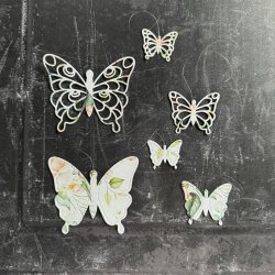 Simple and Basic Die "Simple Butterflies - solid" 