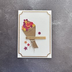 Simple and Basic Die "Bouquet of Flowers" 