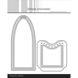 Simple and Basic Die "Beautiful Pocket Tag" 