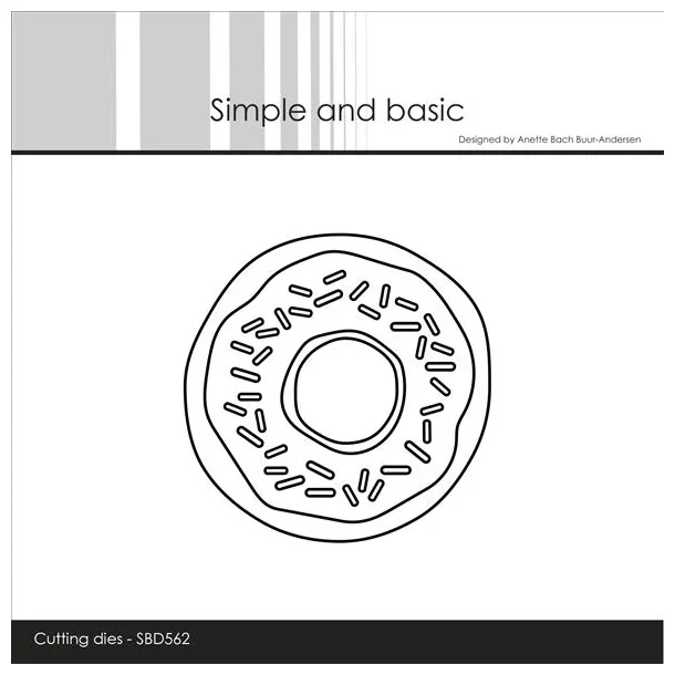 Simple and Basic Die "Doughnuts and Sprinkles" 