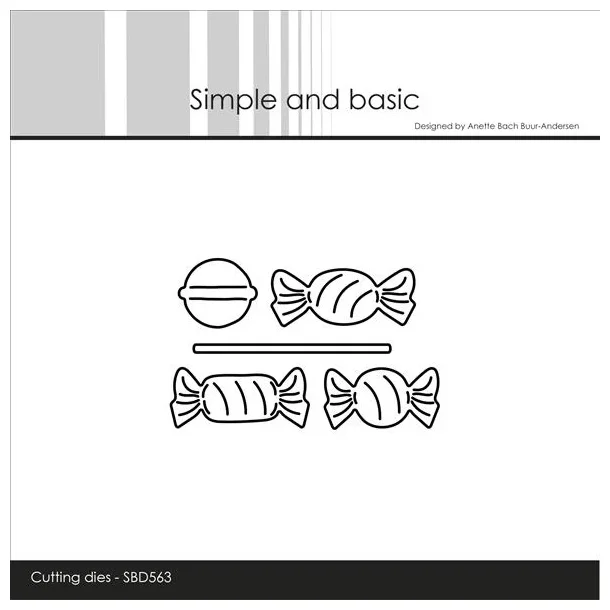 Simple and Basic Die "Lollipop and Sweets" 