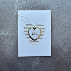 Simple and Basic Die "All lined up - Heart" 