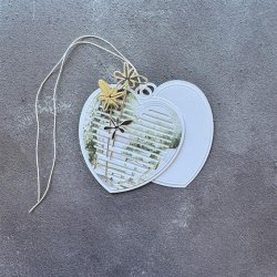 Simple and Basic Die "All lined up - Heart" 